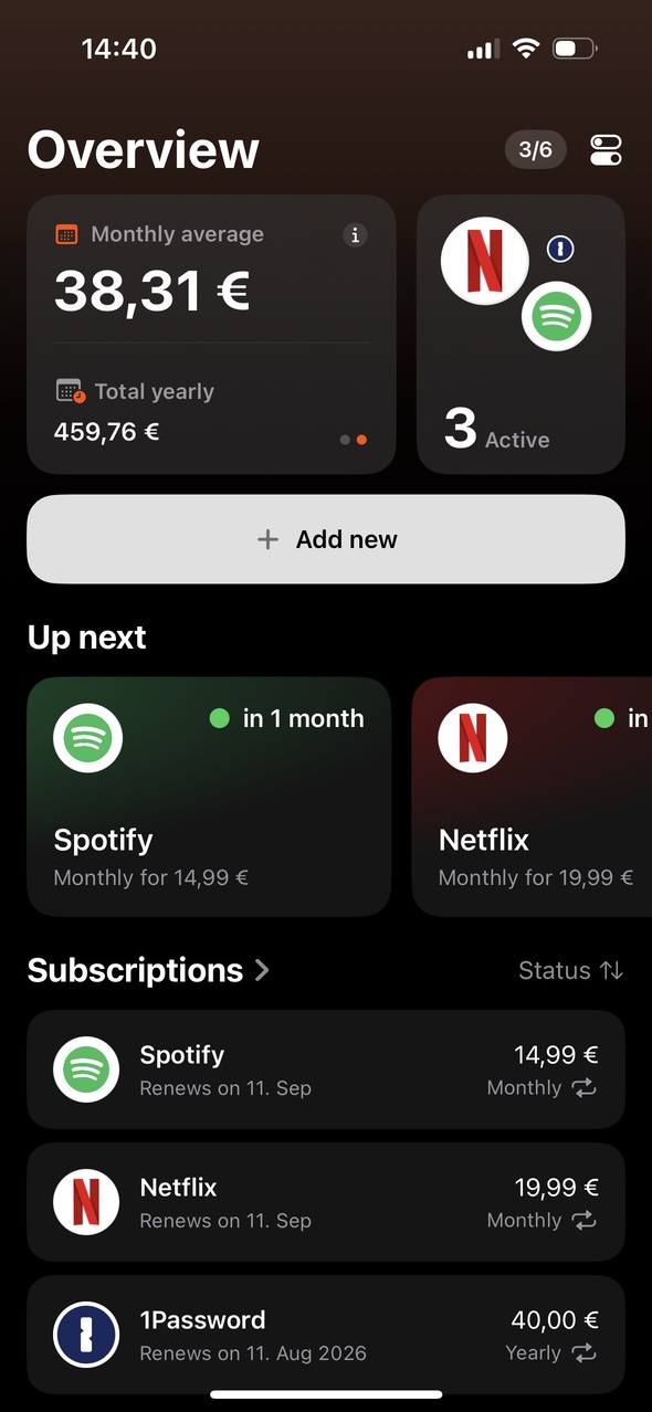 Screenshot of Subo